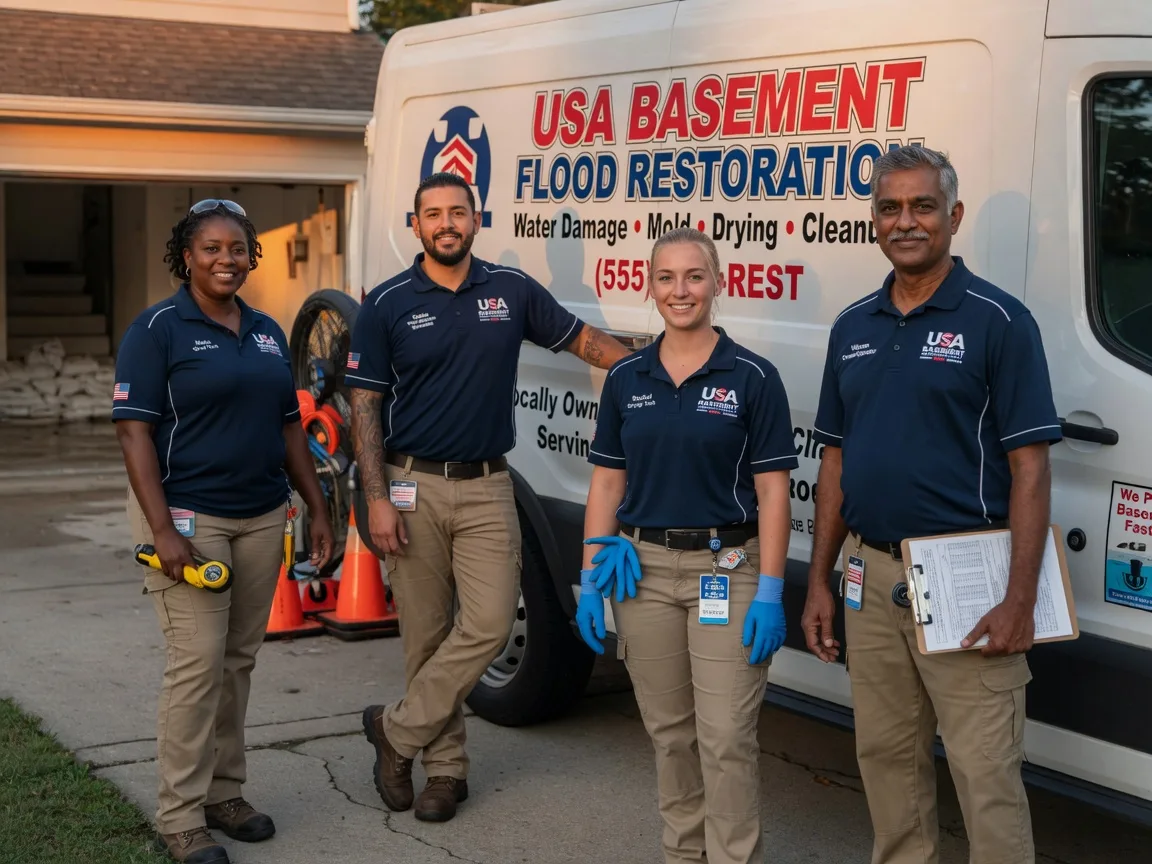 Basement Flood Cleanup company in Poynette, WI