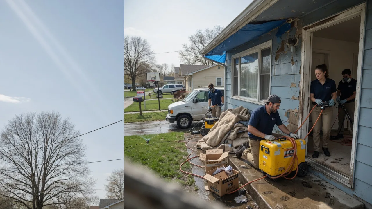 Basement Flood Cleanup in Poynette, WI near me